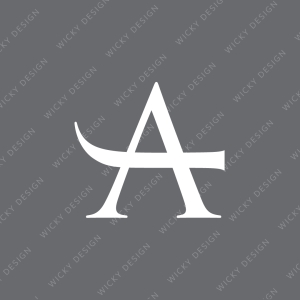 JA initials monogram logo design