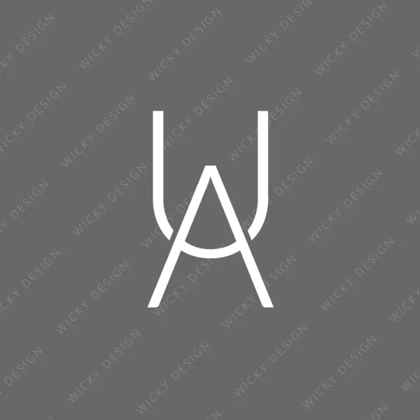 UA letters initials monogram logo