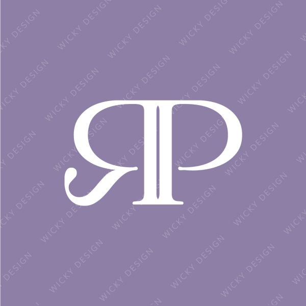 RP monogram logo design