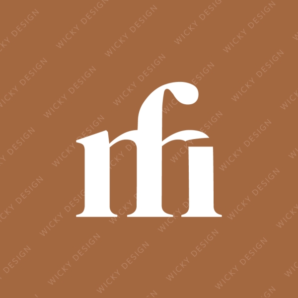 MF or FM monogram logo
