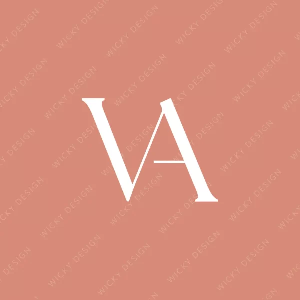 VA monogram logo