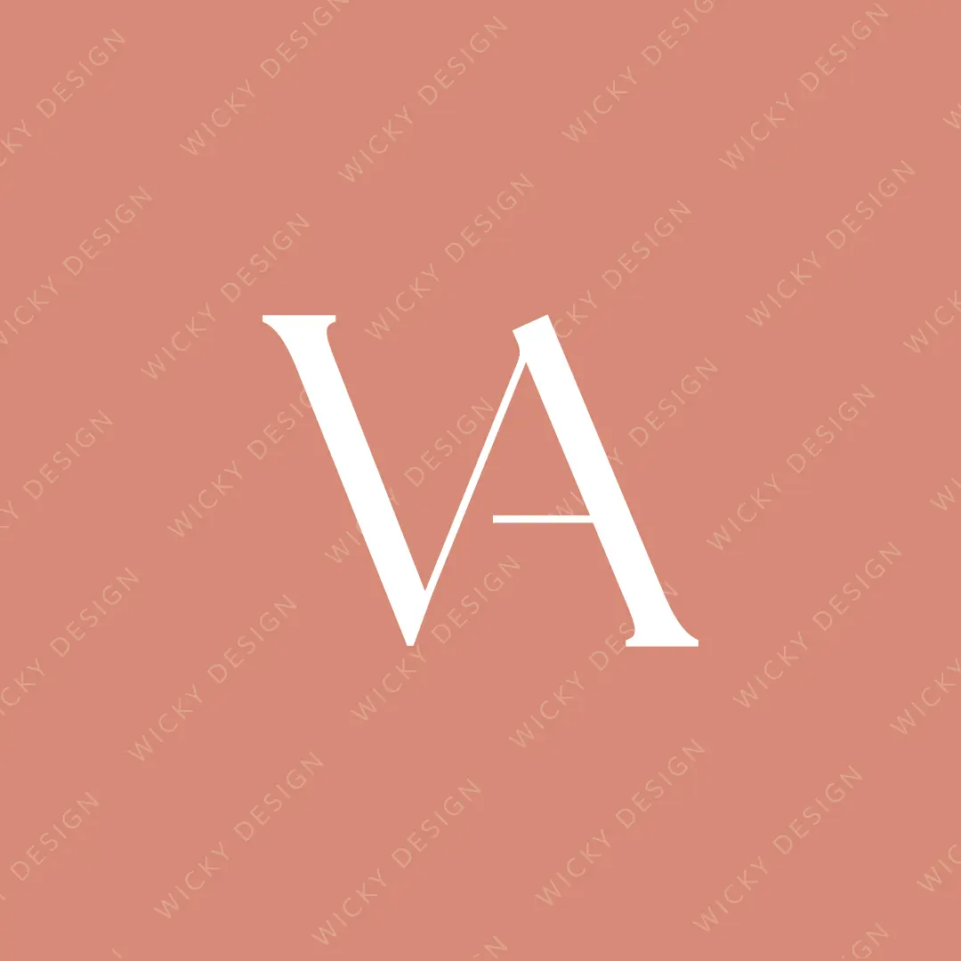 VA monogram logo